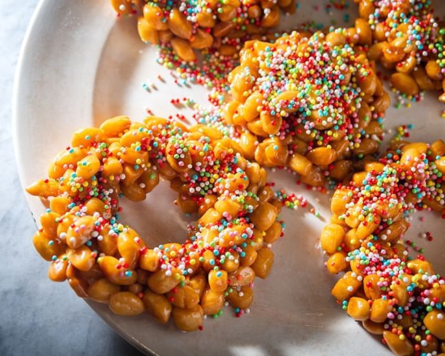 Christmas sweets struffoli